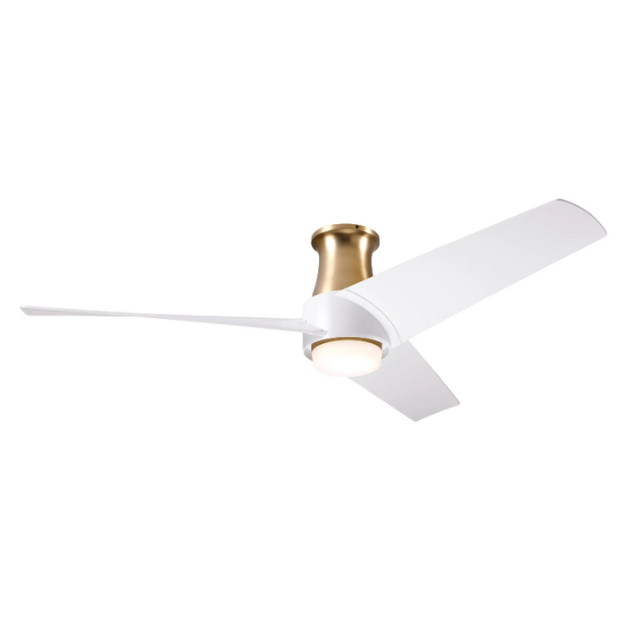 Modern Fan Ambit Flush DC 56" Ceiling Fan with LED Light Kit