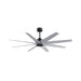 Matthews Fan Atlas Ariella 64" Ceiling Fan - Matte Black/Barn Wood
