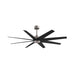 Matthews Fan Atlas Ariella 64" Ceiling Fan - Brushed Nickel/Matte Black