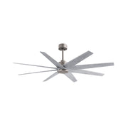 Matthews Fan Atlas Ariella 64" Ceiling Fan - Brushed Nickel/Barn Wood