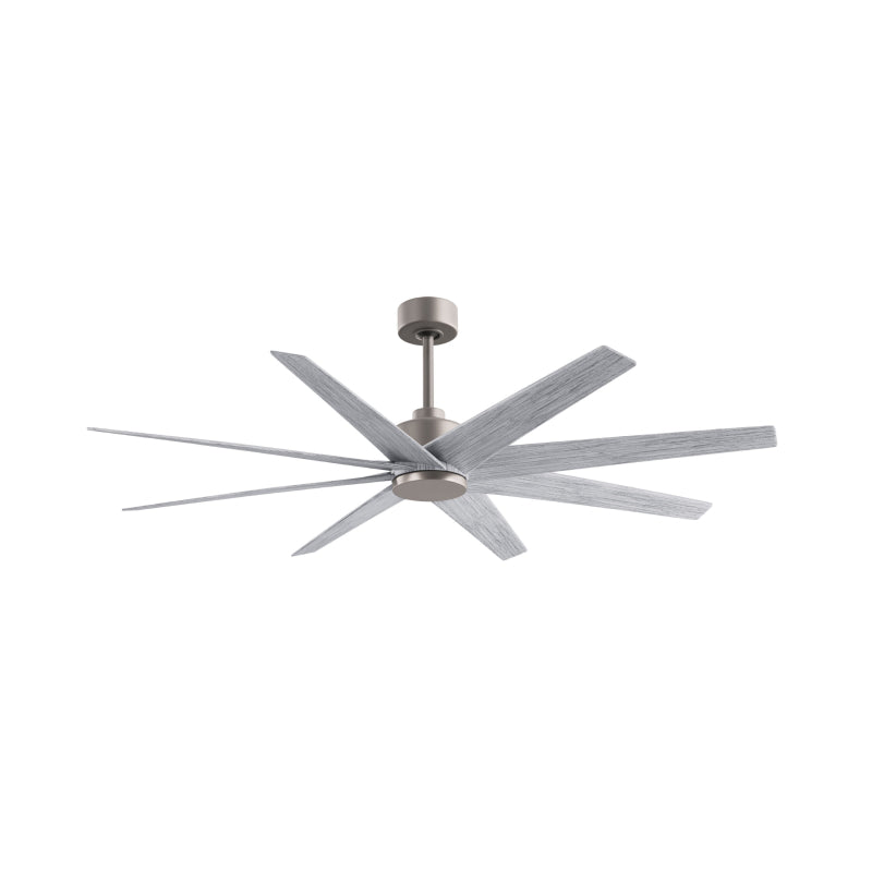 Matthews Fan Atlas Ariella 64" Ceiling Fan - Brushed Nickel/Barn Wood