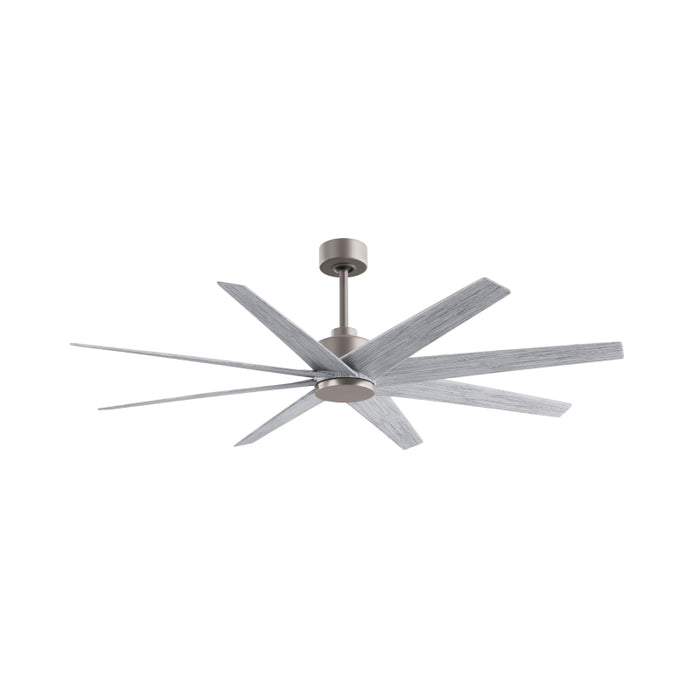 Matthews Fan Atlas Ariella 64" Ceiling Fan - Brushed Nickel/Barn Wood