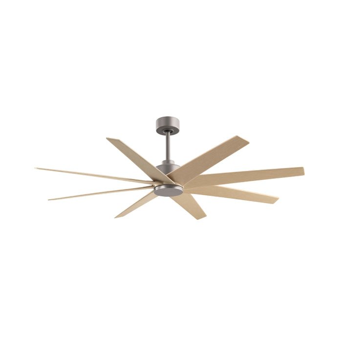 Matthews Fan Atlas Ariella 64" Ceiling Fan - Brushed Nickel/Light Maple