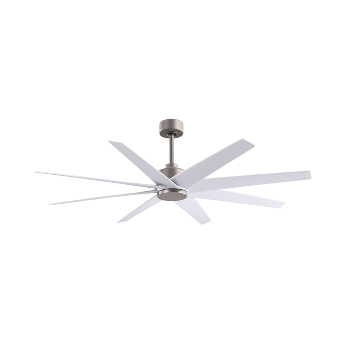 Matthews Fan Atlas Ariella 64" Ceiling Fan - Brushed Nickel/Matte White