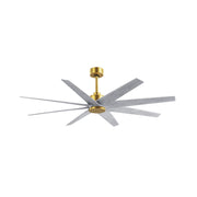 Matthews Fan Atlas Ariella 64" Ceiling Fan - Brushed Brass/Barn Wood