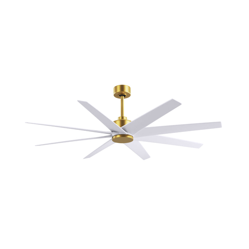 Matthews Fan Atlas Ariella 64" Ceiling Fan - Brushed Brass/Matte White