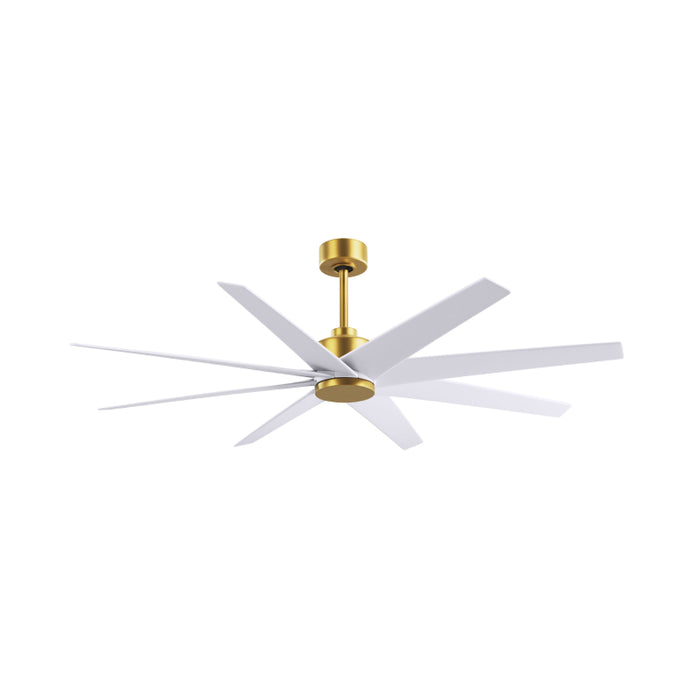 Matthews Fan Atlas Ariella 64" Ceiling Fan - Brushed Brass/Matte White