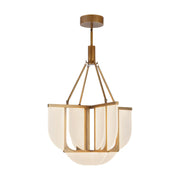 Alora CH336424-UNV Anders 25" LED Chandelier - Vintage Brass