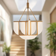 Alora CH336424-UNV Anders 25" LED Chandelier - Vintage Brass