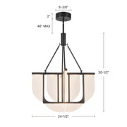 Alora CH336424-UNV Anders 25" LED Chandelier