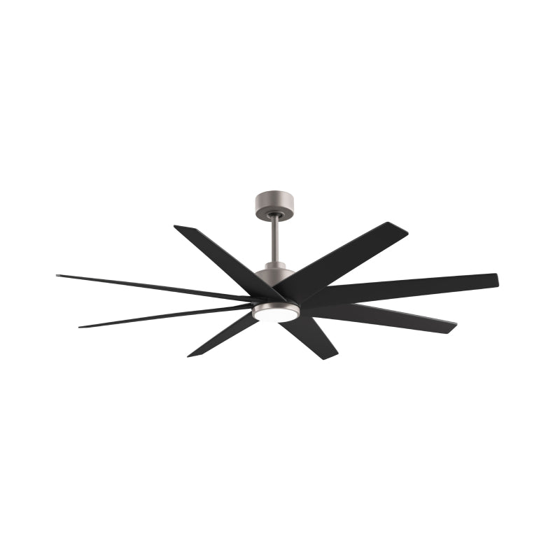 Matthews Fan Atlas Ariella-LK 64" Ceiling Fan with LED Light - Brushed Nickel/Matte Black