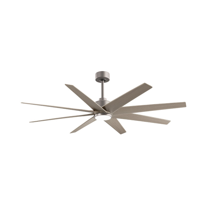 Matthews Fan Atlas Ariella-LK 64" Ceiling Fan with LED Light - Brushed Nickel/Gray Ash
