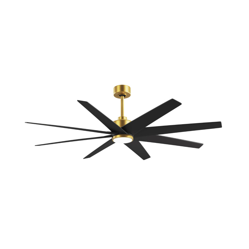 Matthews Fan Atlas Ariella-LK 64" Ceiling Fan with LED Light - Brushed Brass/Matte Black