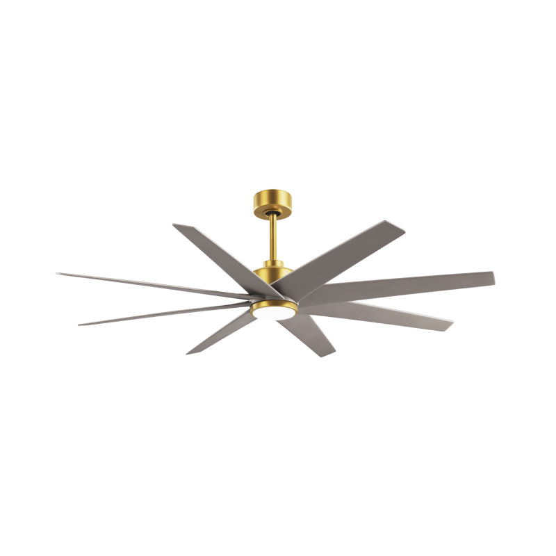 Matthews Fan Atlas Ariella-LK 64" Ceiling Fan with LED Light - Brushed Brass/Brushed Nickel