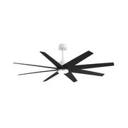 Matthews Fan Atlas Ariella-LK 64" Ceiling Fan with LED Light - Matte White/Matte Black