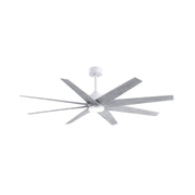 Matthews Fan Atlas Ariella-LK 64" Ceiling Fan with LED Light - Matte White/Barn Wood