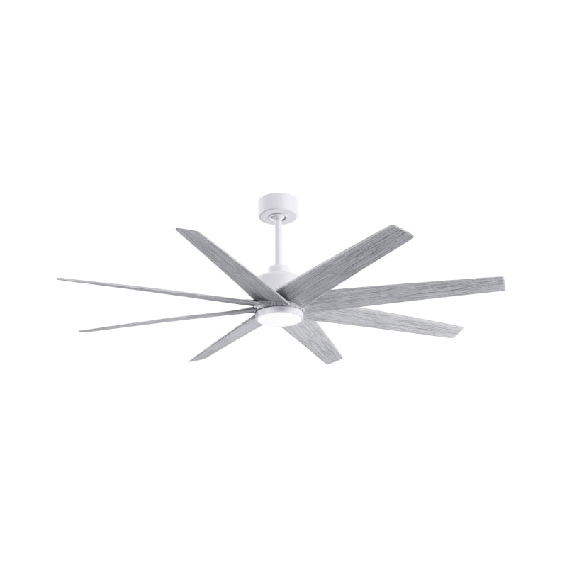 Matthews Fan Atlas Ariella-LK 64" Ceiling Fan with LED Light - Matte White/Barn Wood