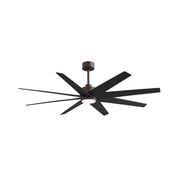 Matthews Fan Atlas Ariella-LK 64" Ceiling Fan with LED Light - Textured Bronze/Matte Black