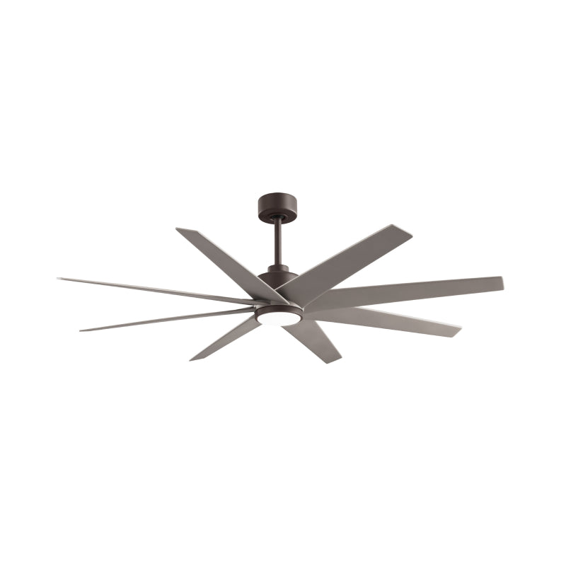 Matthews Fan Atlas Ariella-LK 64" Ceiling Fan with LED Light - Textured Bronze/Brushed Nickel