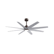 Matthews Fan Atlas Ariella-LK 64" Ceiling Fan with LED Light - Textured Bronze/Barn Wood