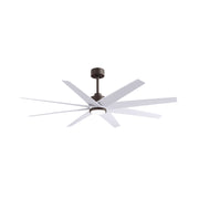Matthews Fan Atlas Ariella-LK 64" Ceiling Fan with LED Light - Textured Bronze/Matte White
