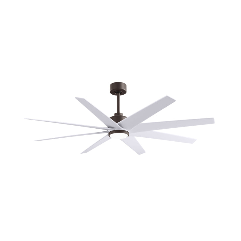 Matthews Fan Atlas Ariella-LK 64" Ceiling Fan with LED Light - Textured Bronze/Matte White