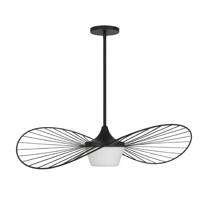 Alteck Lighting AP0150-5CCT-W New Wave 1-lt 34" LED Outdoor Pendant, 5CCT Selectable