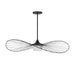 Alteck Lighting AP0071-5CCT-W New Wave 1-lt 44" LED Outdoor Pendant, 5CCT Selectable