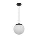 Alteck Lighting AP0072-5CCT-W Rondure 1-lt 10" LED Outdoor Pendant, 5CCT Selectable