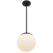 Alteck Lighting AP0072-5CCT-W Rondure 1-lt 10" LED Outdoor Pendant, 5CCT Selectable