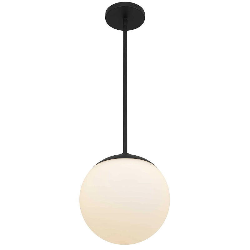Alteck Lighting AP0072-5CCT-W Rondure 1-lt 10" LED Outdoor Pendant, 5CCT Selectable