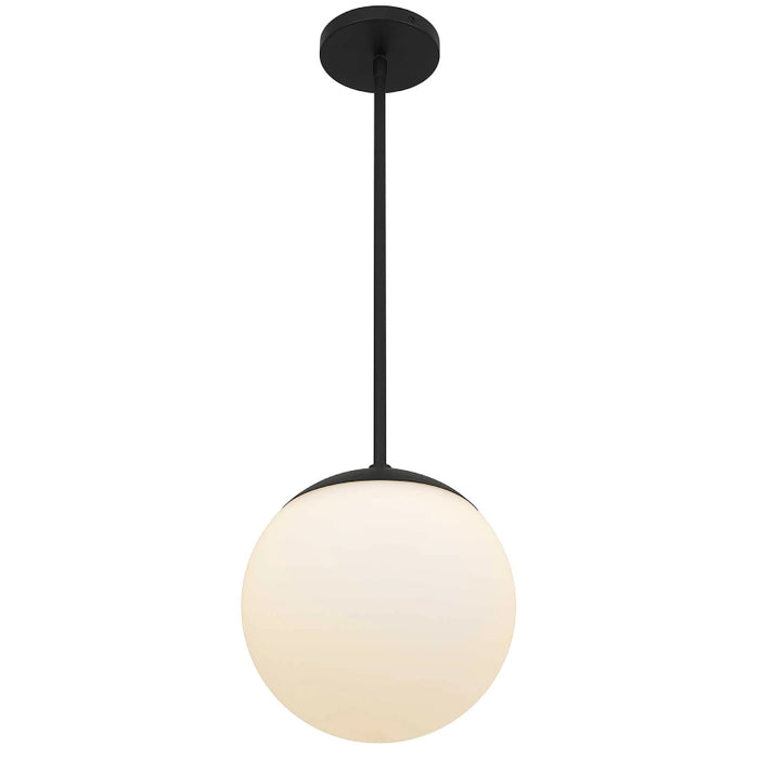 Alteck Lighting AP0072-5CCT-W Rondure 1-lt 10" LED Outdoor Pendant, 5CCT Selectable