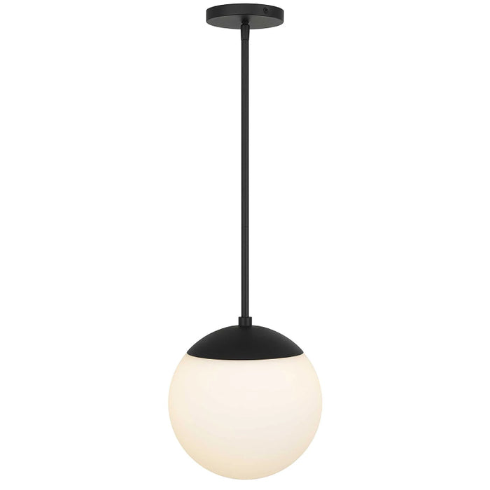 Alteck Lighting AP0072-5CCT-W Rondure 1-lt 10" LED Outdoor Pendant, 5CCT Selectable
