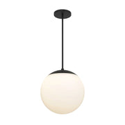 Alteck Lighting AP0073-5CCT-W Rondure 1-lt 14" LED Outdoor Pendant, 5CCT Selectable