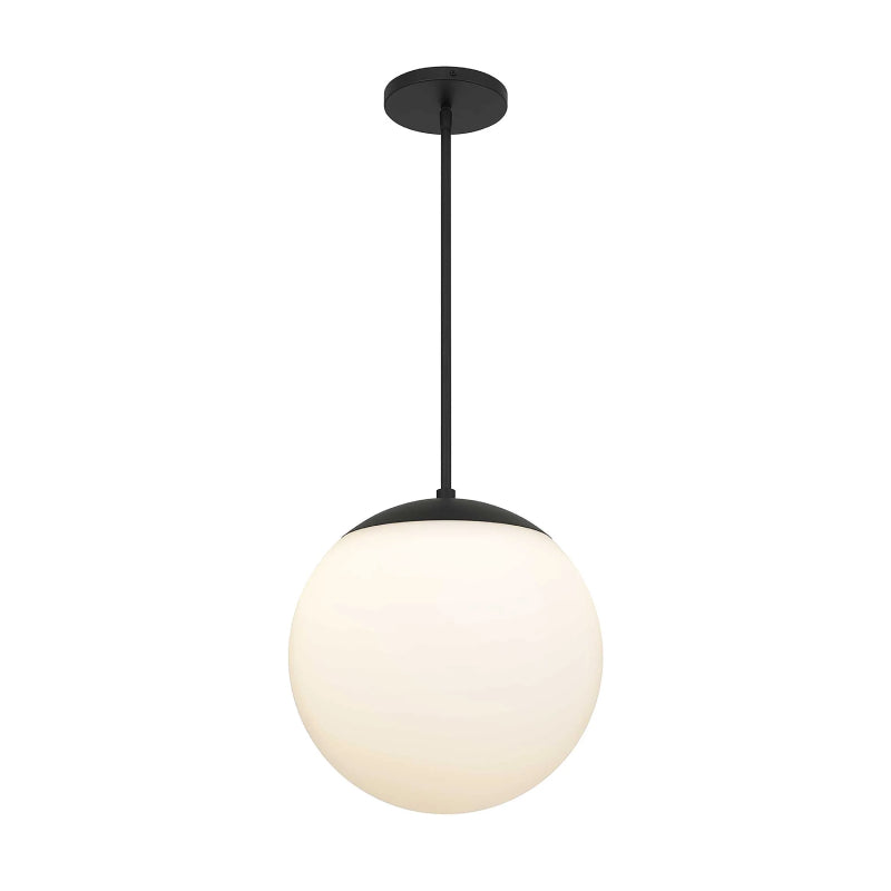 Alteck Lighting AP0073-5CCT-W Rondure 1-lt 14" LED Outdoor Pendant, 5CCT Selectable