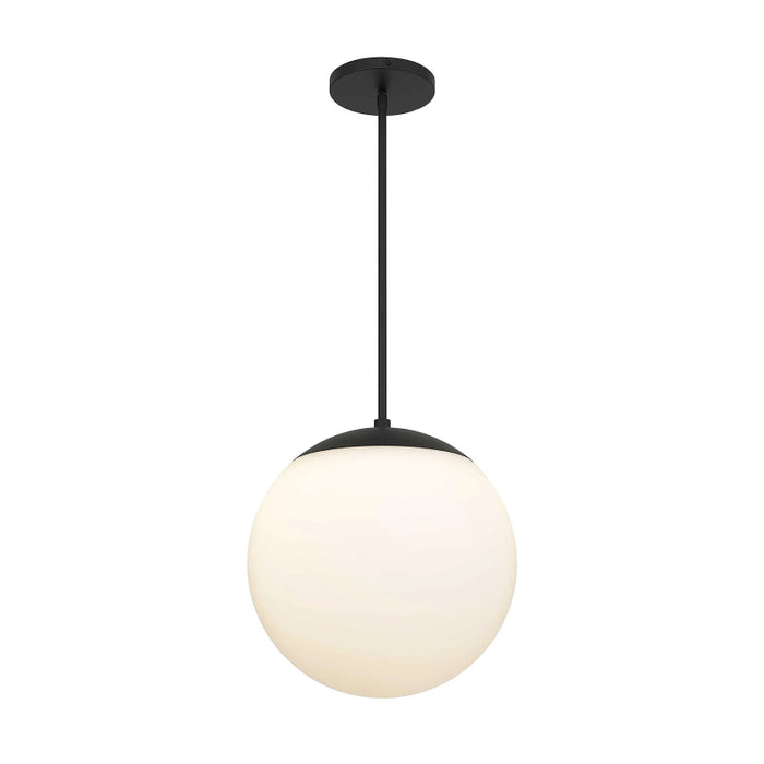 Alteck Lighting AP0073-5CCT-W Rondure 1-lt 14" LED Outdoor Pendant, 5CCT Selectable