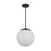 Alteck Lighting AP0073-5CCT-W Rondure 1-lt 14" LED Outdoor Pendant, 5CCT Selectable