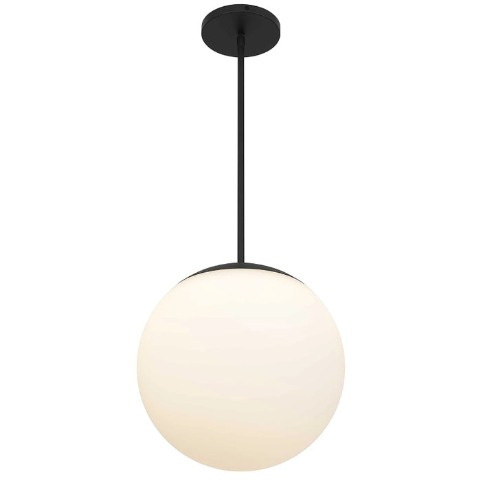 Alteck Lighting AP0073-5CCT-W Rondure 1-lt 14" LED Outdoor Pendant, 5CCT Selectable