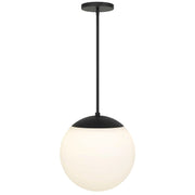 Alteck Lighting AP0073-5CCT-W Rondure 1-lt 14" LED Outdoor Pendant, 5CCT Selectable