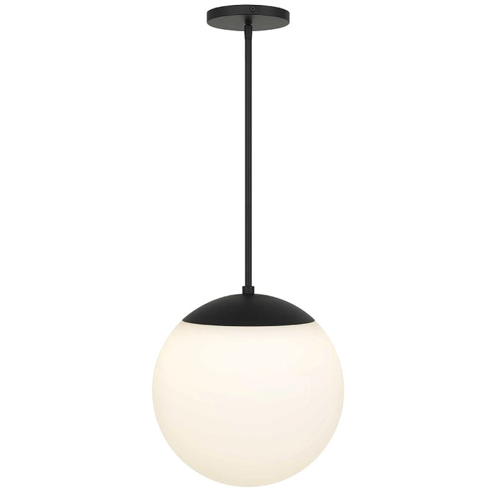 Alteck Lighting AP0073-5CCT-W Rondure 1-lt 14" LED Outdoor Pendant, 5CCT Selectable