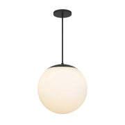 Alteck Lighting AP0074-5CCT-W Rondure 1-lt 18" LED Outdoor Pendant, 5CCT Selectable