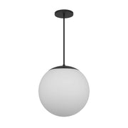 Alteck Lighting AP0074-5CCT-W Rondure 1-lt 18" LED Outdoor Pendant, 5CCT Selectable