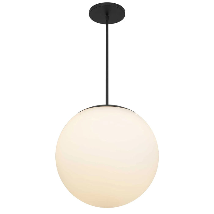 Alteck Lighting AP0074-5CCT-W Rondure 1-lt 18" LED Outdoor Pendant, 5CCT Selectable