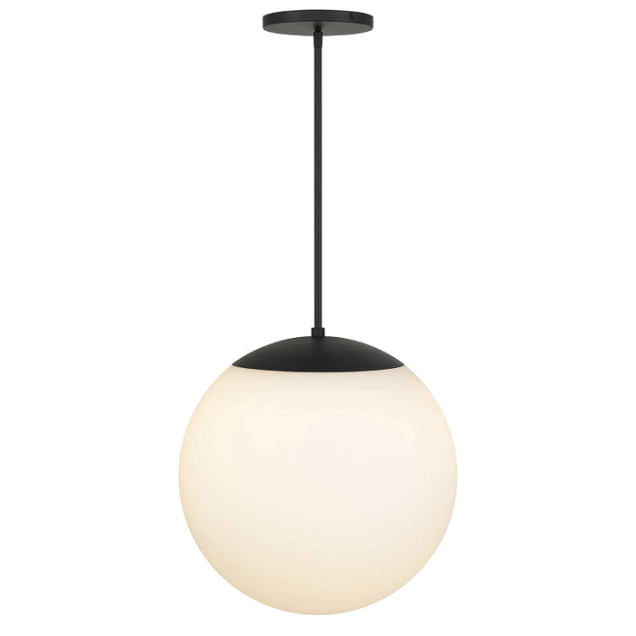 Alteck Lighting AP0074-5CCT-W Rondure 1-lt 18" LED Outdoor Pendant, 5CCT Selectable