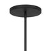 Alteck Lighting AP0074-5CCT-W Rondure 1-lt 18" LED Outdoor Pendant, 5CCT Selectable