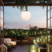 Alteck Lighting AP0074-5CCT-W Rondure 1-lt 18" LED Outdoor Pendant, 5CCT Selectable