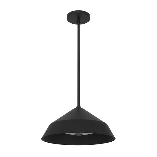 Alteck Lighting AP0075-5CCT-W Niu 1-lt 14" LED Outdoor Pendant, 5CCT Selectable