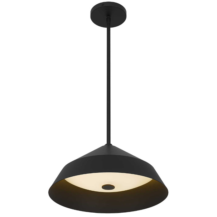 Alteck Lighting AP0075-5CCT-W Niu 1-lt 14" LED Outdoor Pendant, 5CCT Selectable