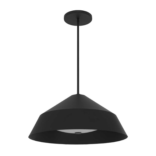 Alteck Lighting AP0076-5CCT-W Niu 1-lt 22" LED Outdoor Pendant, 5CCT Selectable