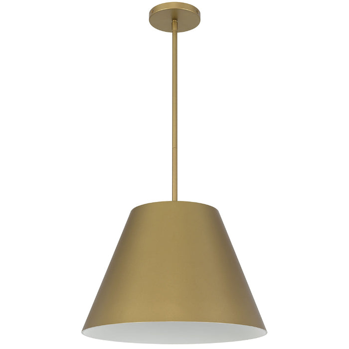 Alteck Lighting AP0077-5CCT-W Jaz 1-lt 16" LED Outdoor Pendant, 5CCT Selectable - Painted Brass